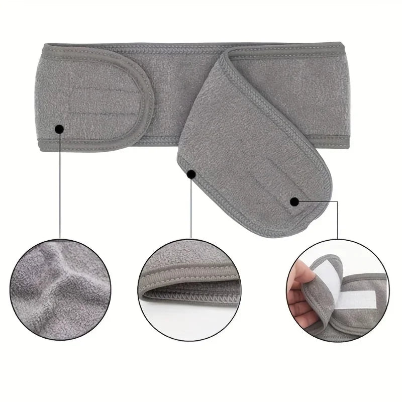 Women's Adjustable Wide Headband – Yoga, Spa & Makeup Adjustable Headband HIP