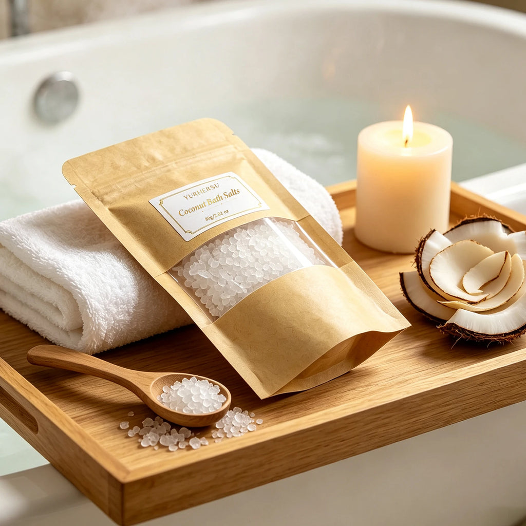 Coconut Exfoliating Bath Salt – Spa Body Scrub | YURHERSU Exfoliating Bath Salt HIP