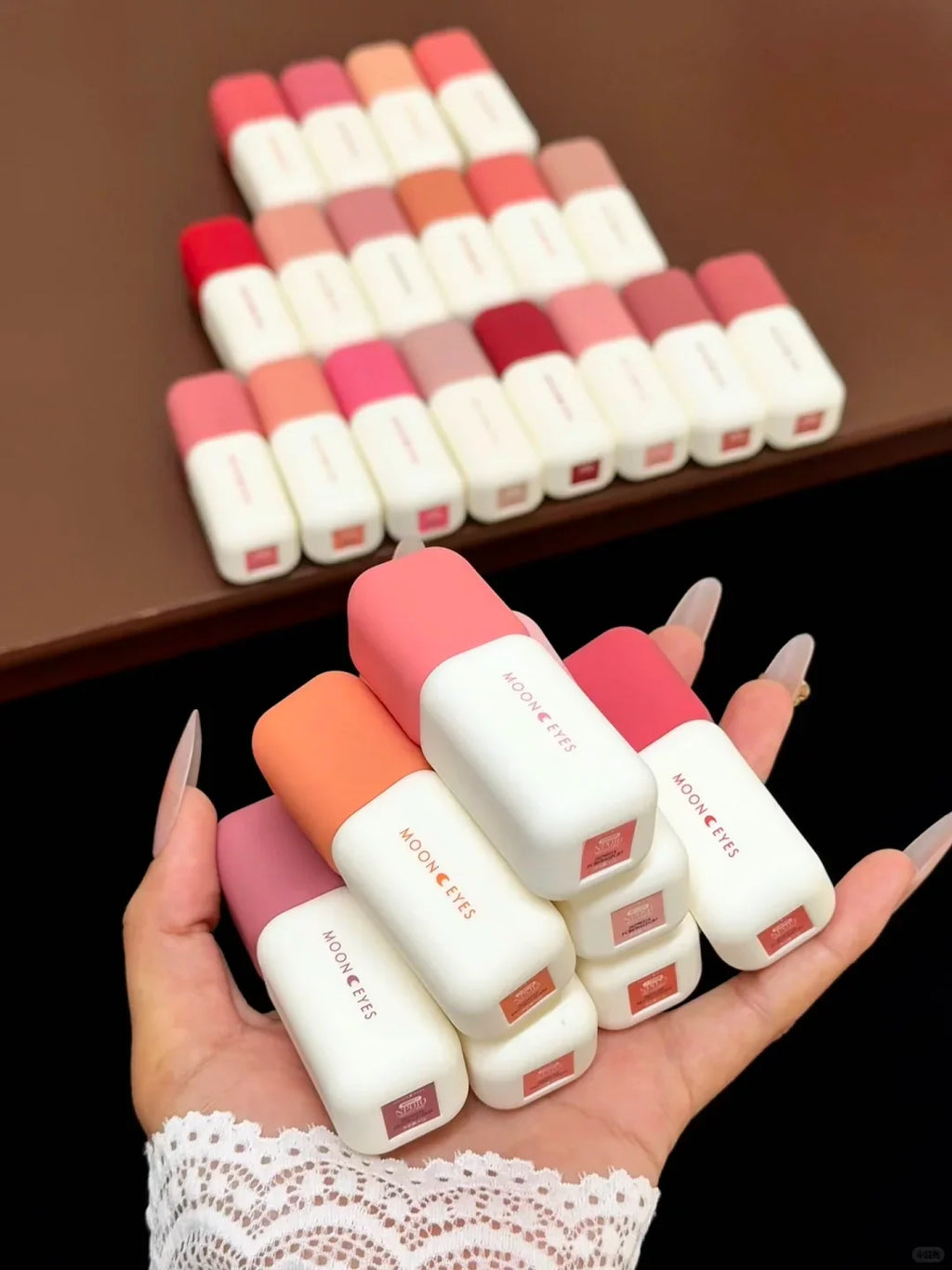 Mooneyes Matte Liquid Lipstick Lip Mud – Pink Red Nude Matte Liquid Lipstick HIP