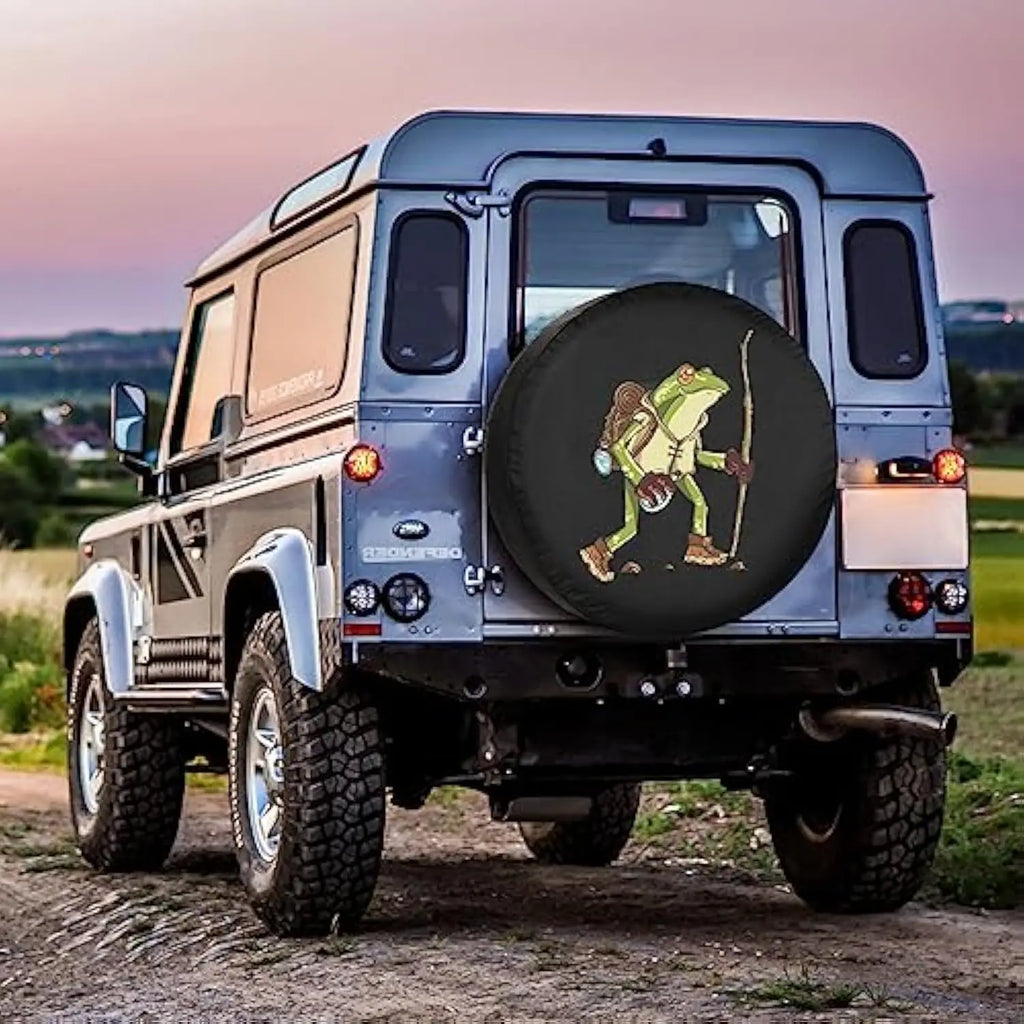 Hiking Frog Spare Tire Cover – RV SUV Truck Polyester Spare Tire Cover HIP