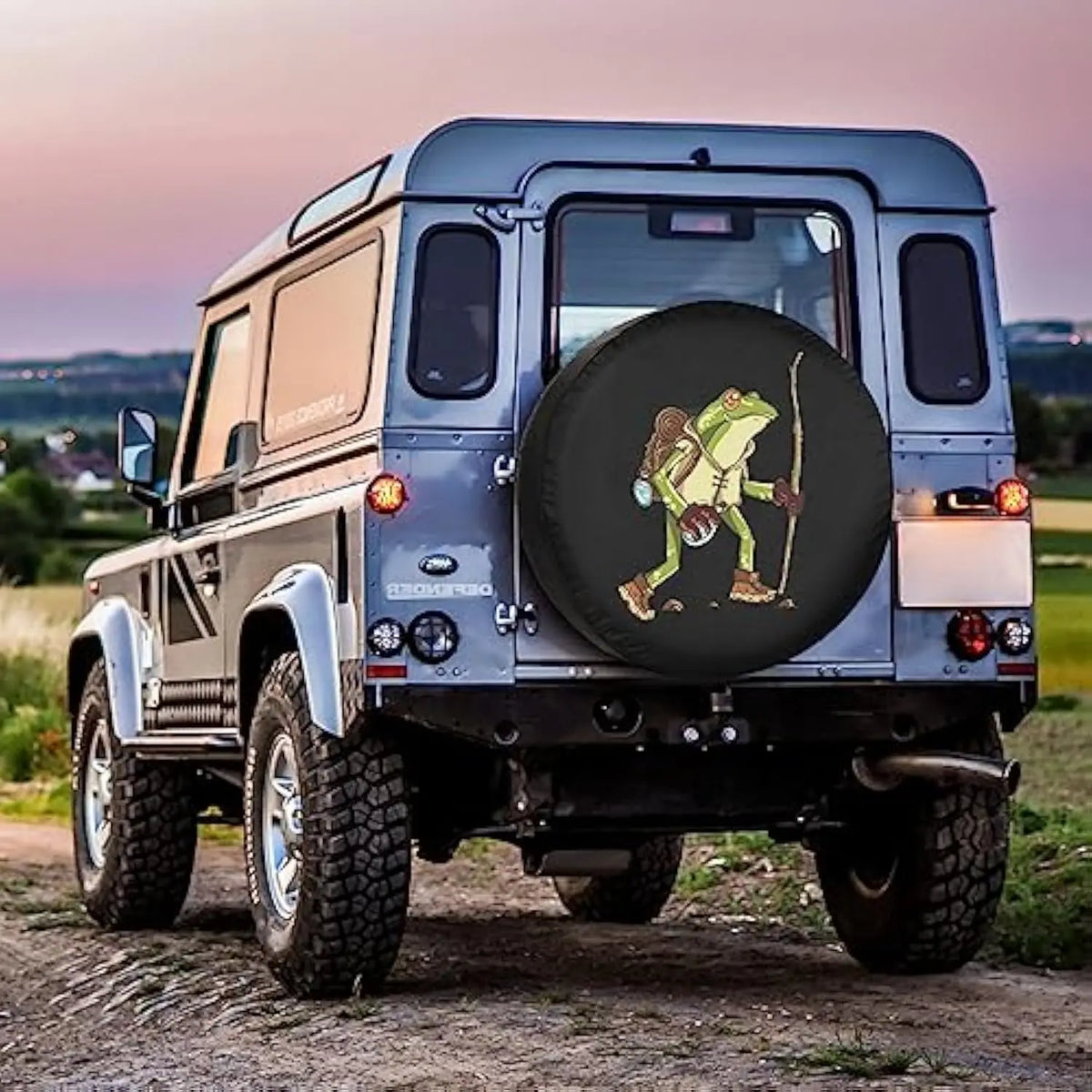 Hiking Frog Spare Tire Cover – RV SUV Truck Polyester Spare Tire Cover HIP