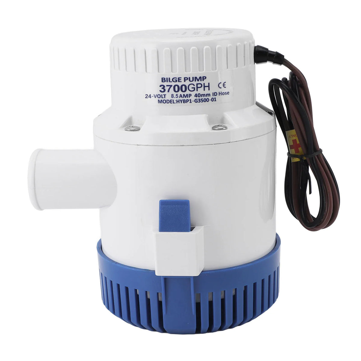 3700GPH Bilge Pump Electric Bilge Pump 3700 GPH Boat Marine Plumbing Electric Bilge Pump Efficient Low Noise Overheat Prevention HIP 24V