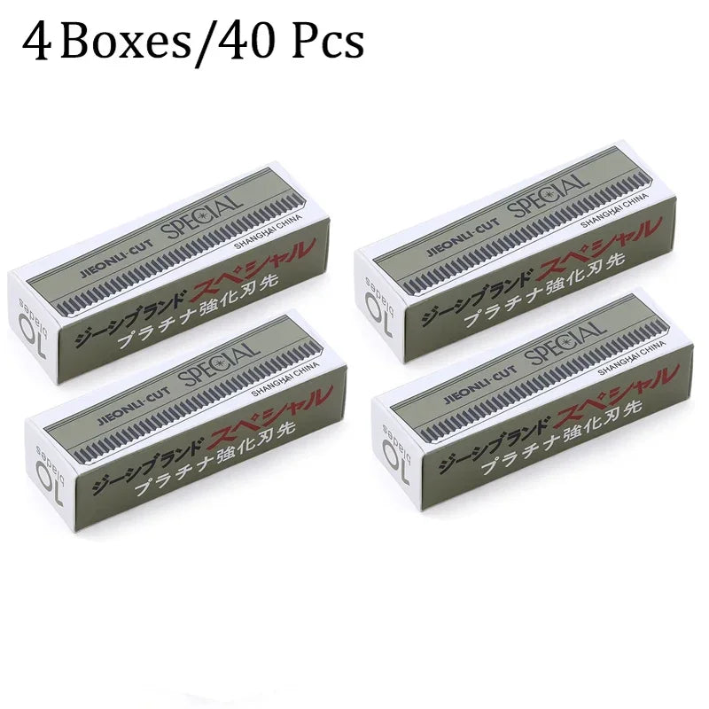 Stainless Steel Eyebrow Trimmer & Face Razor – 10/80 Pcs Eyebrow Trimmer Razor HIP C629-40pcs