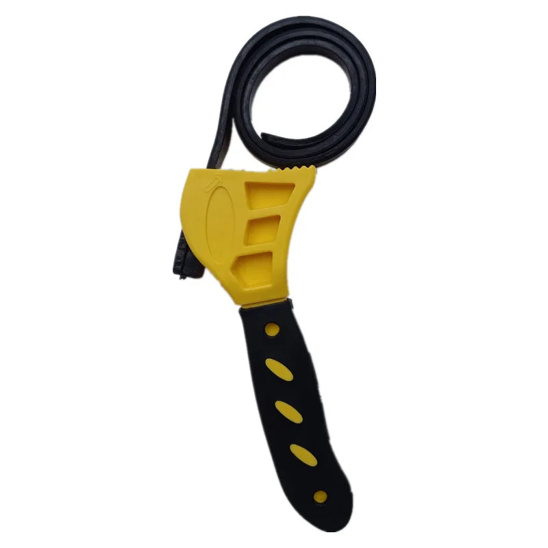 6-Inch Adjustable Belt Wrench – Oil Filter Strap Spanner Tool Belt Strap Wrench HIP