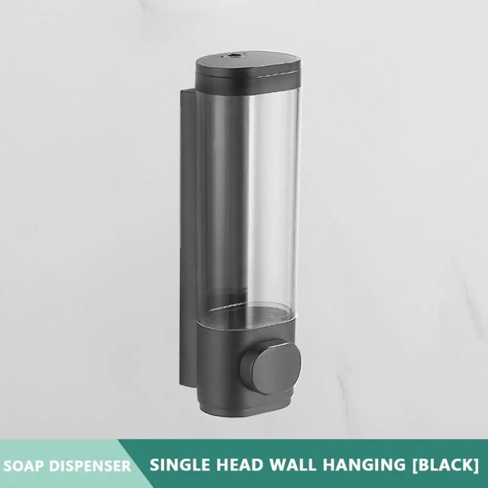 Wall-Mounted Manual Soap Dispenser – ABS Plastic White & Black Soap Dispenser HIP