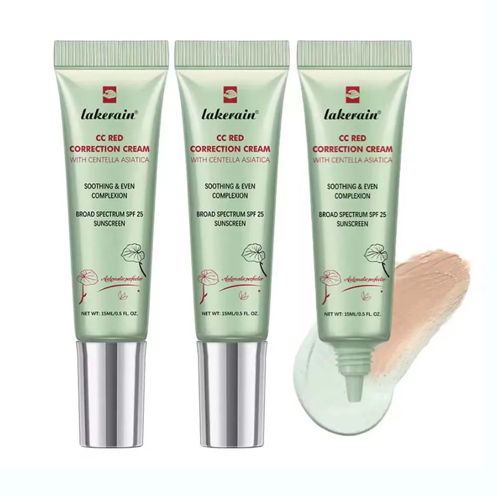 CC Cream Color Changing Liquid Foundation Centella Korean High Coverage Foundation Foundation Cream for Face Base Makeup HIP 3pcs 2