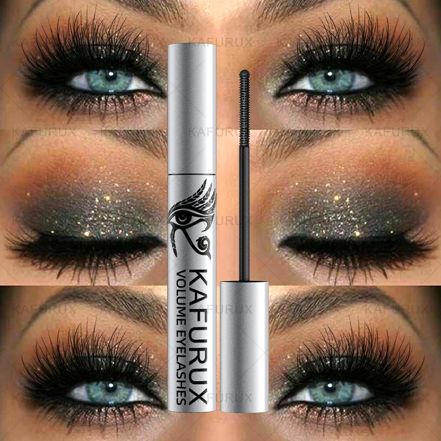KAFURUX Silk Fiber Mascara – Waterproof, Lengthening & Volumizing Silk Fiber Mascara HIP
