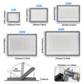 50W COB LED Flood Light IP65 Waterproof Outdoor Garden Lamp LED Flood Light HIP 2pcs Cold White 100W