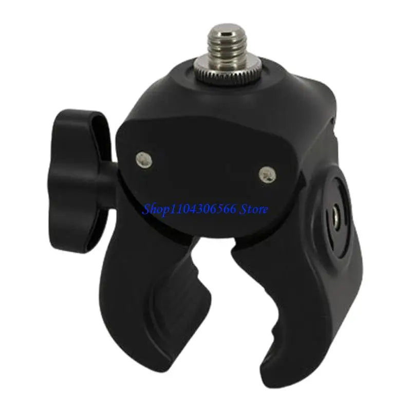 Dual 1/4" & 3/8" Screw Mount Camera Clamp – Tripod Accessory Camera Mount Clamp HIP
