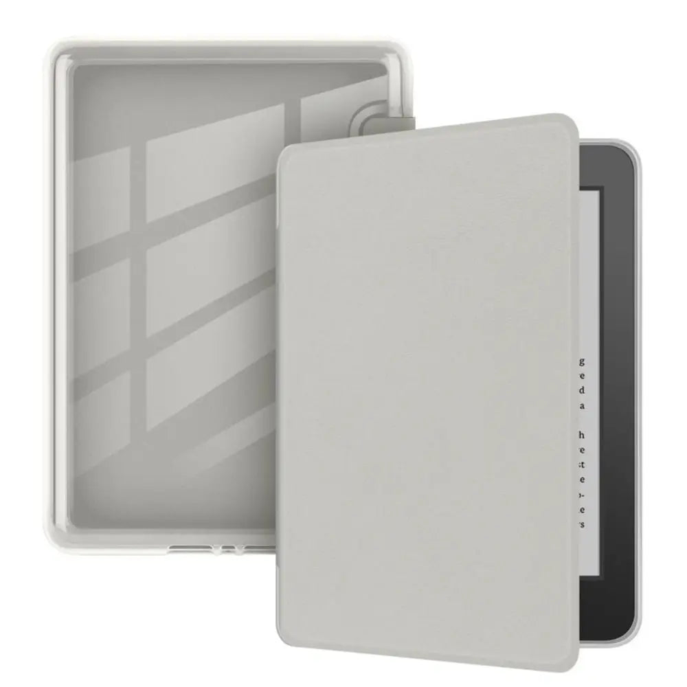 Kindle 11th Gen 2022 Smart Case – Auto Wake/Sleep PU Leather E-Reader Folio Case HIP Grey