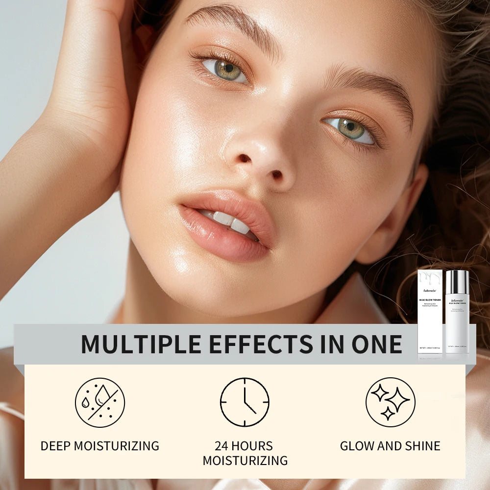 Milk Soothing Toner Moisturizing Water For Face Facial Toner Natural Houttuynia Cordata Extract Refresh Claming Skin HIP