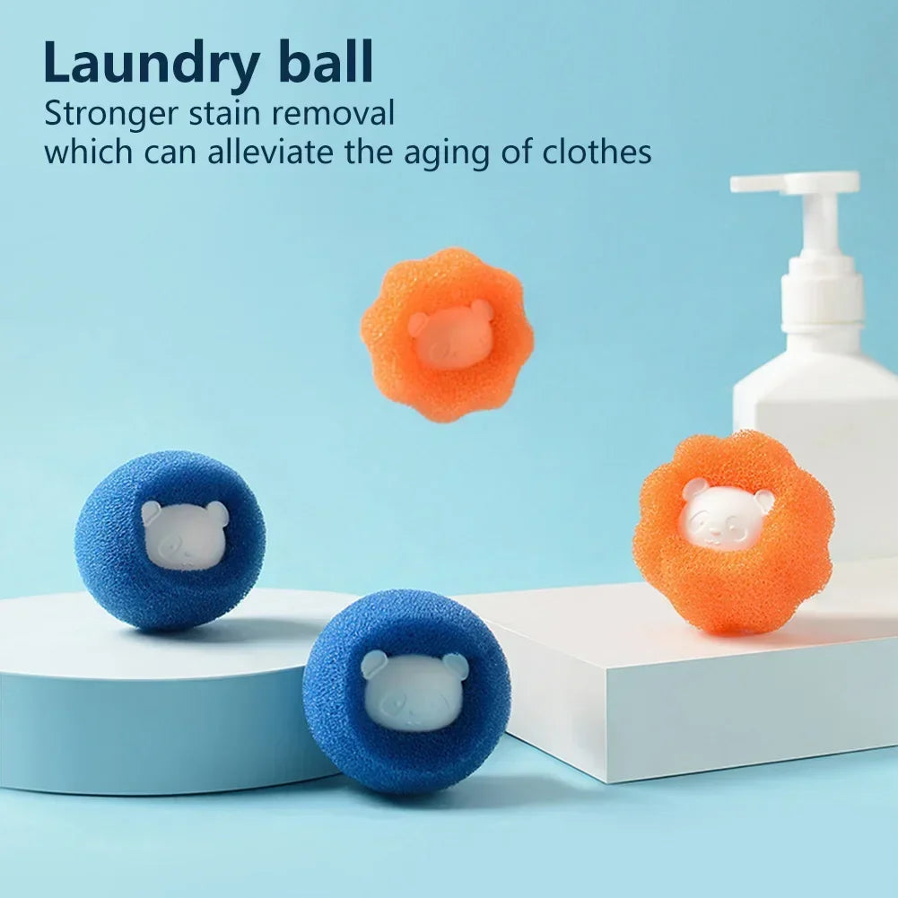 1/5pcs Laundry Ball Hair Remover Washing Machine Pet Clothes Cleaning Balls Fiber Collector Reusable Filtering Ball Lint Catcher HIP
