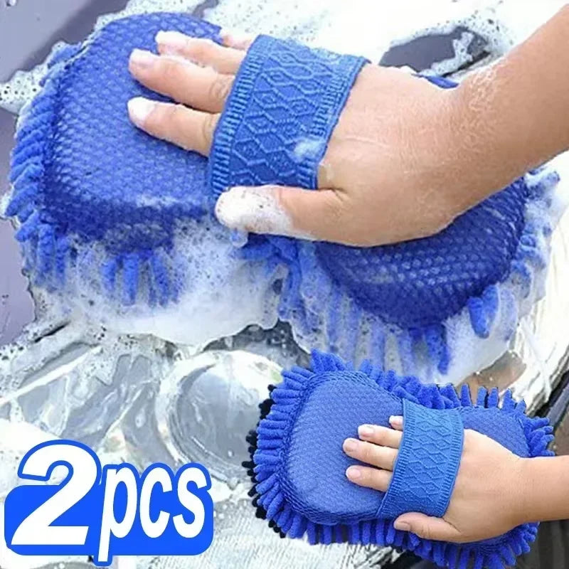 Microfiber Chenille Car Wash Sponge & Glove Kit Car Wash Kit HIP