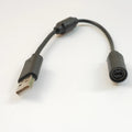 Xbox 360 Controller USB Breakaway Cable Splitter Adapter Controller Cable Adapter HIP Black