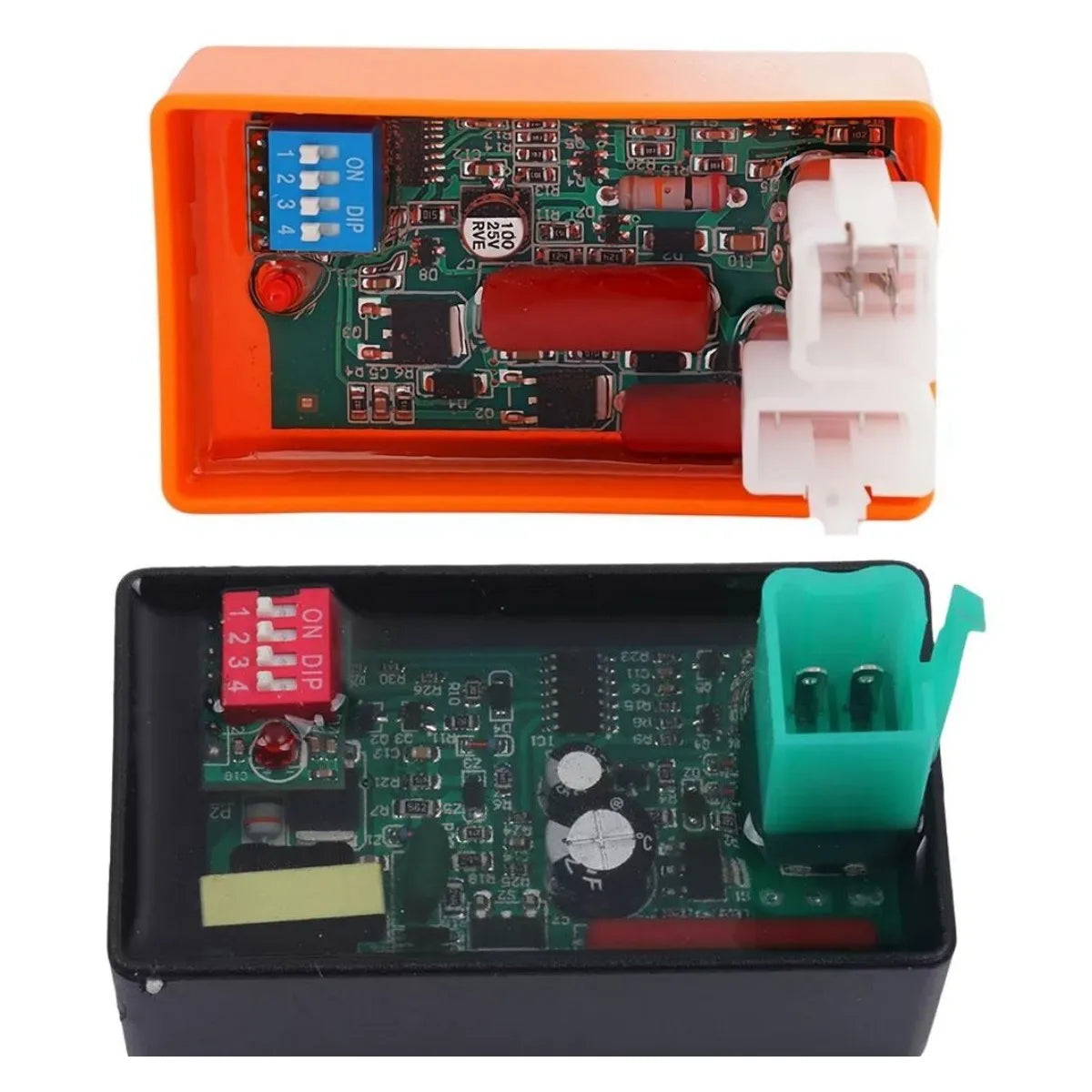 Programmable CDI For Motorcycle Lgnition 4/6 Pin DC CDI Racing Box DIP Switch For ACTIVE WAVE 110 TC100 ATV 150 Dirt Bike HIP