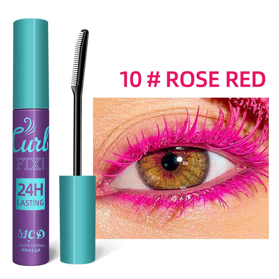 MCD Colorful Waterproof Mascara – Curling & Lengthening Colorful Mascara HIP 10
