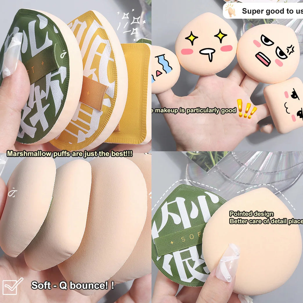 Ultra-thick Makeup Sponge Puff Beauty Powder Sponge Foundation Professional Soft Face Cosmetic Puff Base Makeup Beauty Tools Set HIP