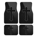 Gothic Car Floor Mats – 4-Piece Universal Set for Cars & Vans Car Floor Mats HIP black