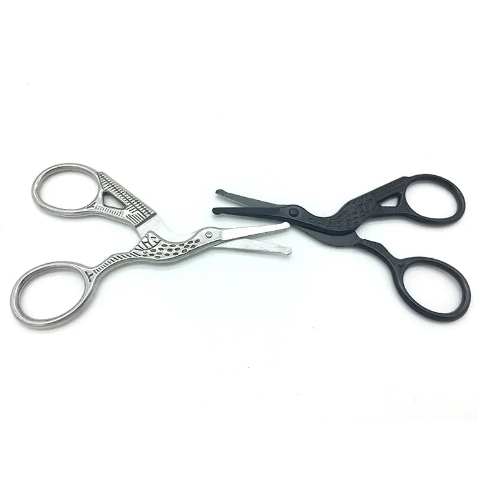 RUZOFO Rounded Tip Facial Hair Scissors – Stainless Steel Facial Hair Scissors HIP