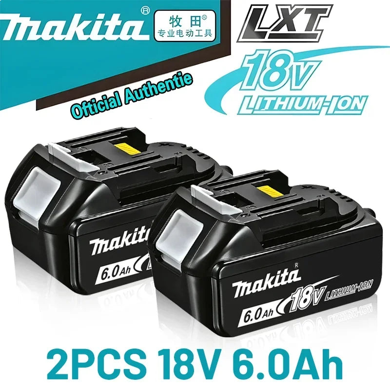 Makita 18V 6Ah Li-Ion Battery BL1850B BL1860 BL1830 LXT400 Power Tool Battery HIP
