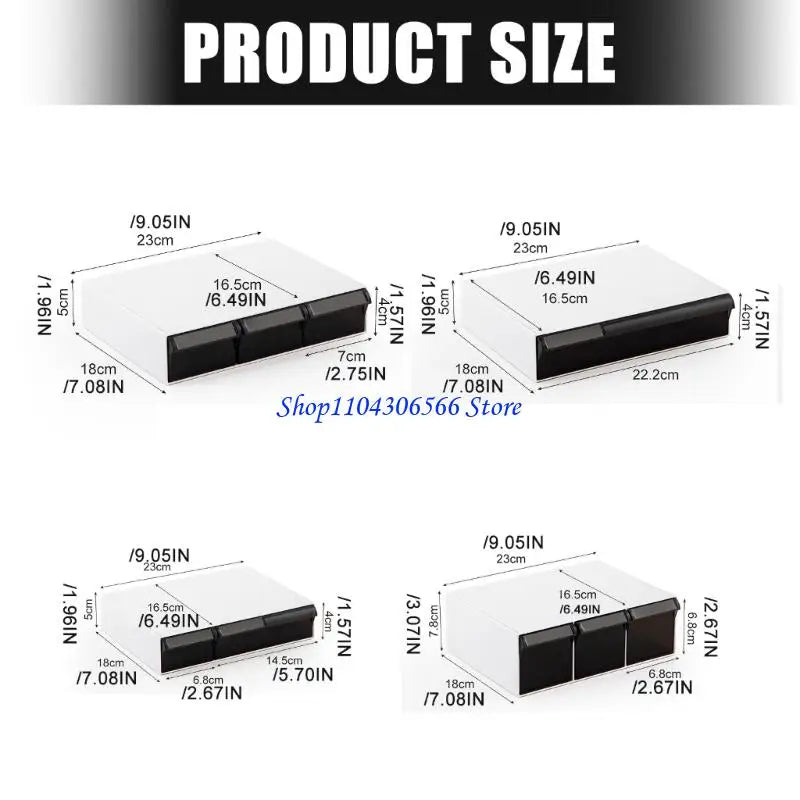 Stackable Desktop Drawer Storage Box – Desk Organiser Desktop Storage Organiser HIP