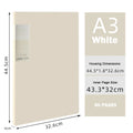 A3 Clear Book Folder 20/40/60 Pages – Portfolio & Documents Portfolio Folder HIP white-60 pages