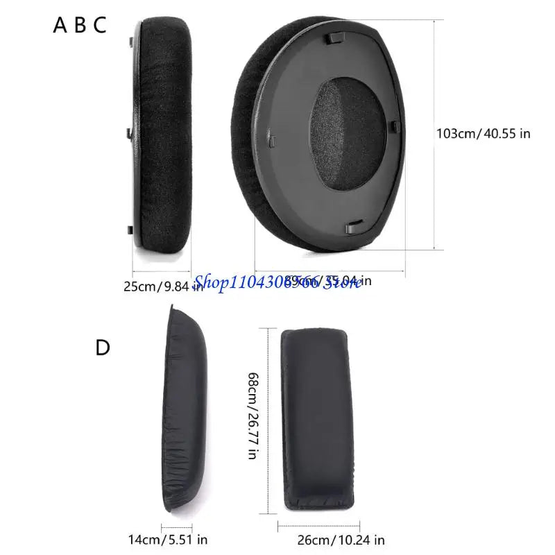 Earpads for RS160 RS170 RS180 Wireless Headphones – Protein Leather Headphone Earpads HIP