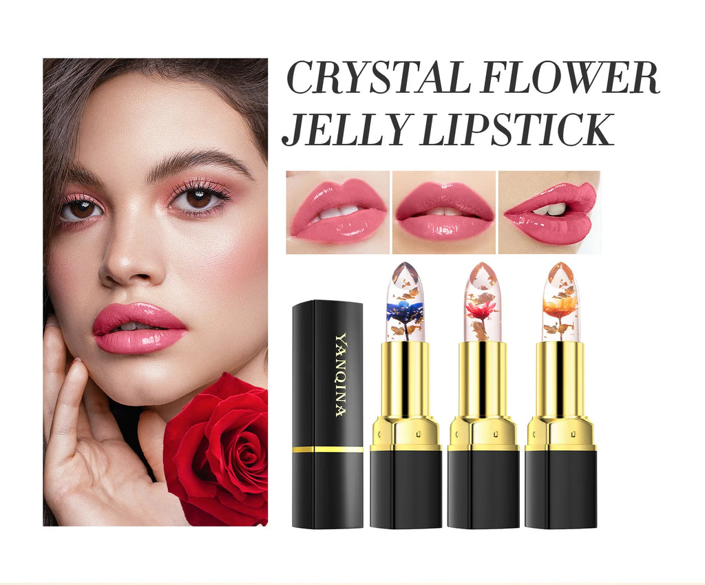 Magic Color-Changing Flower Jelly Lipstick – Moisturizing Jelly Lipstick HIP