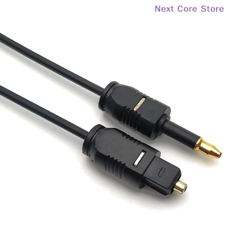 Toslink to Mini 3.5mm Optical SPDIF Audio Cable 1.96Ft Optical Audio Cable HIP