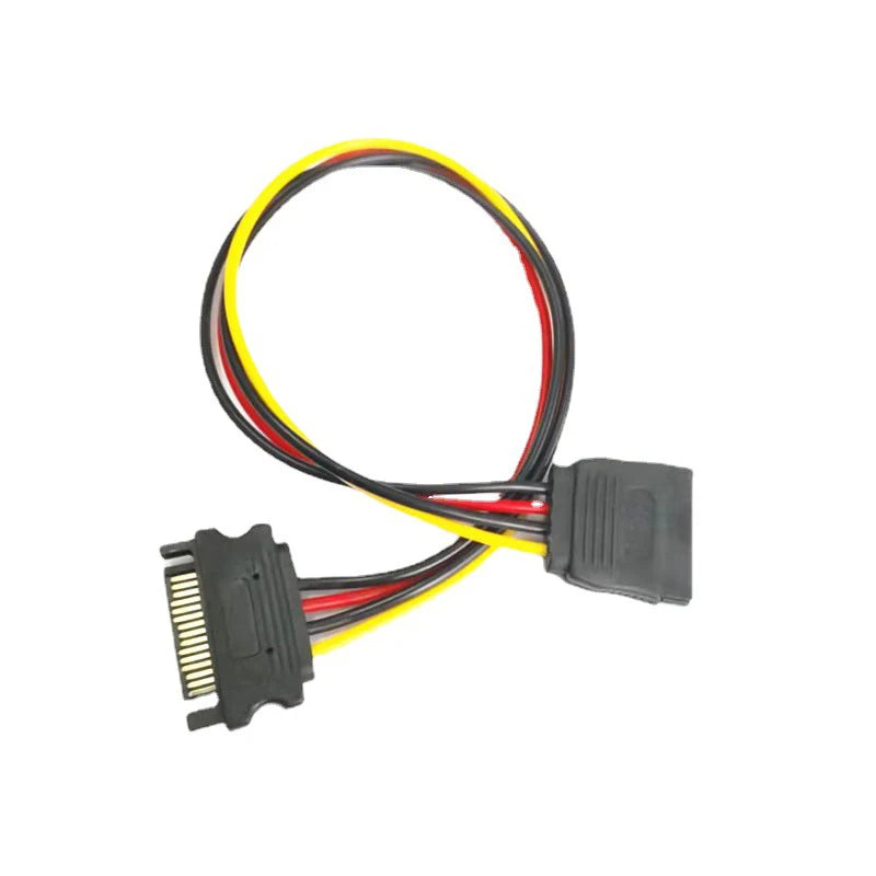 SATA 15-Pin Male to Female Extension Cable 50cm | OULLX SATA Extension Cable HIP