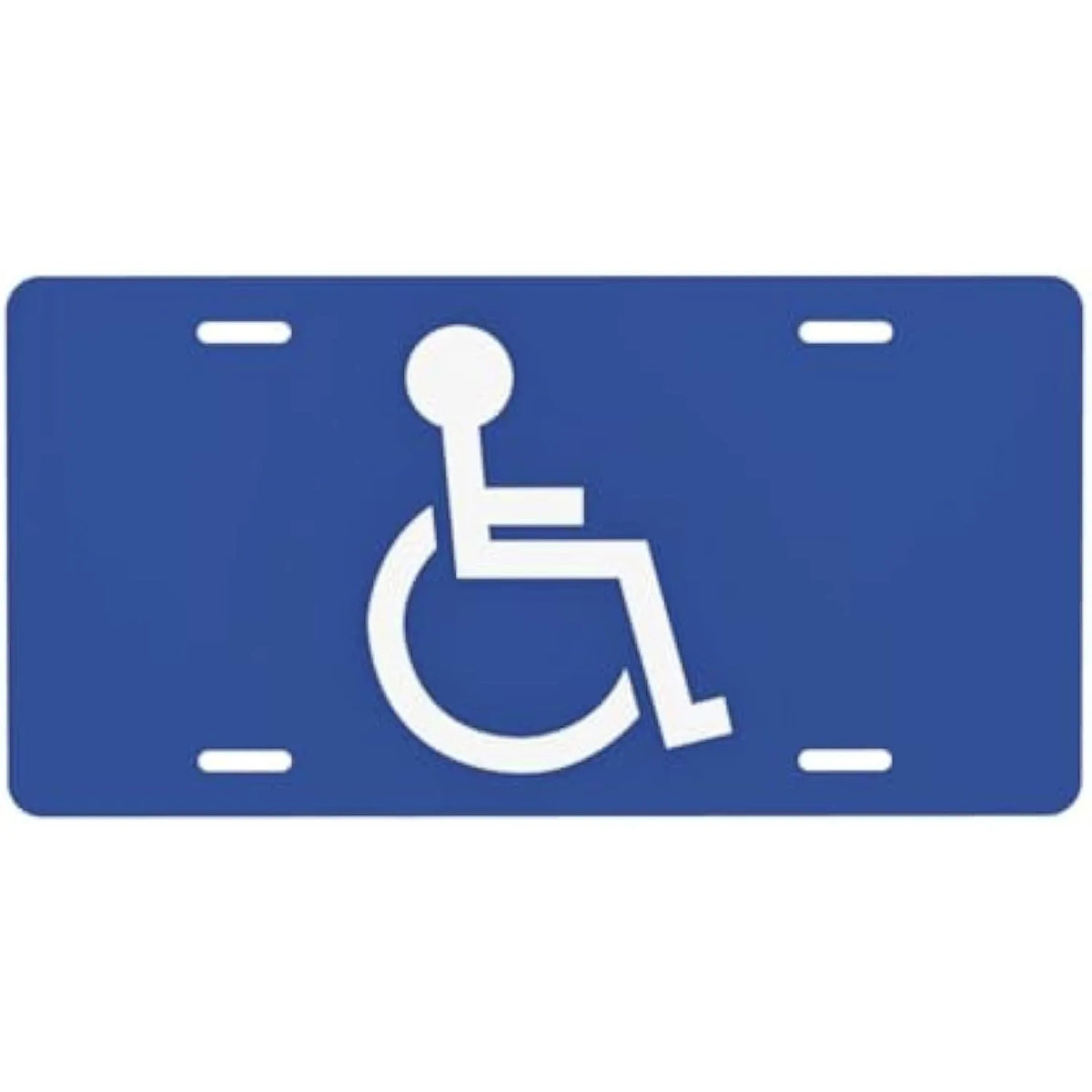 Accessibility Symbol License Plate – Aluminum Waterproof Decor Decorative License Plate HIP 1