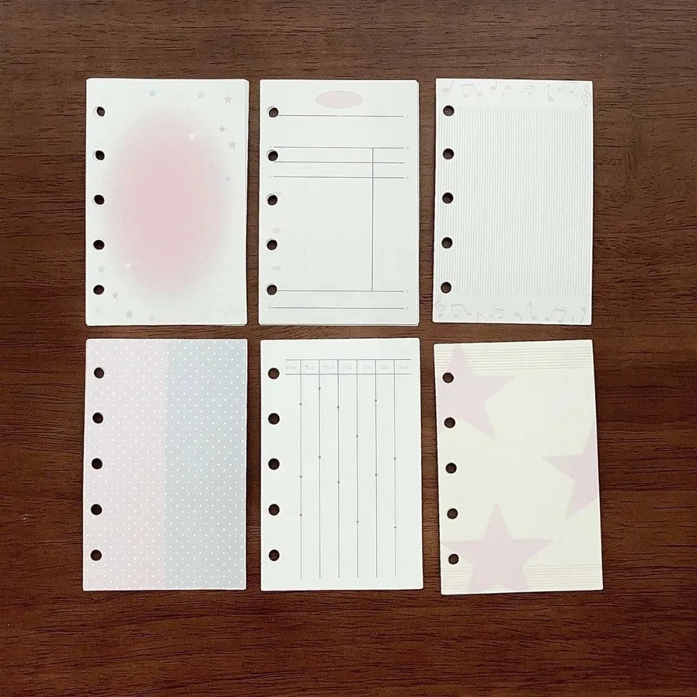 Music Theme M5 Binder Refill Pages – Transparent Card Organizer Binder Refill Pages HIP