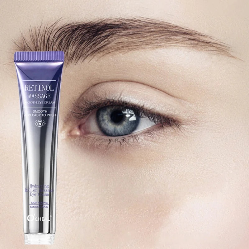 OCHEAL Hyaluronic Acid Roller Eye Cream – Wrinkles & Dark Circles Roller Eye Cream HIP