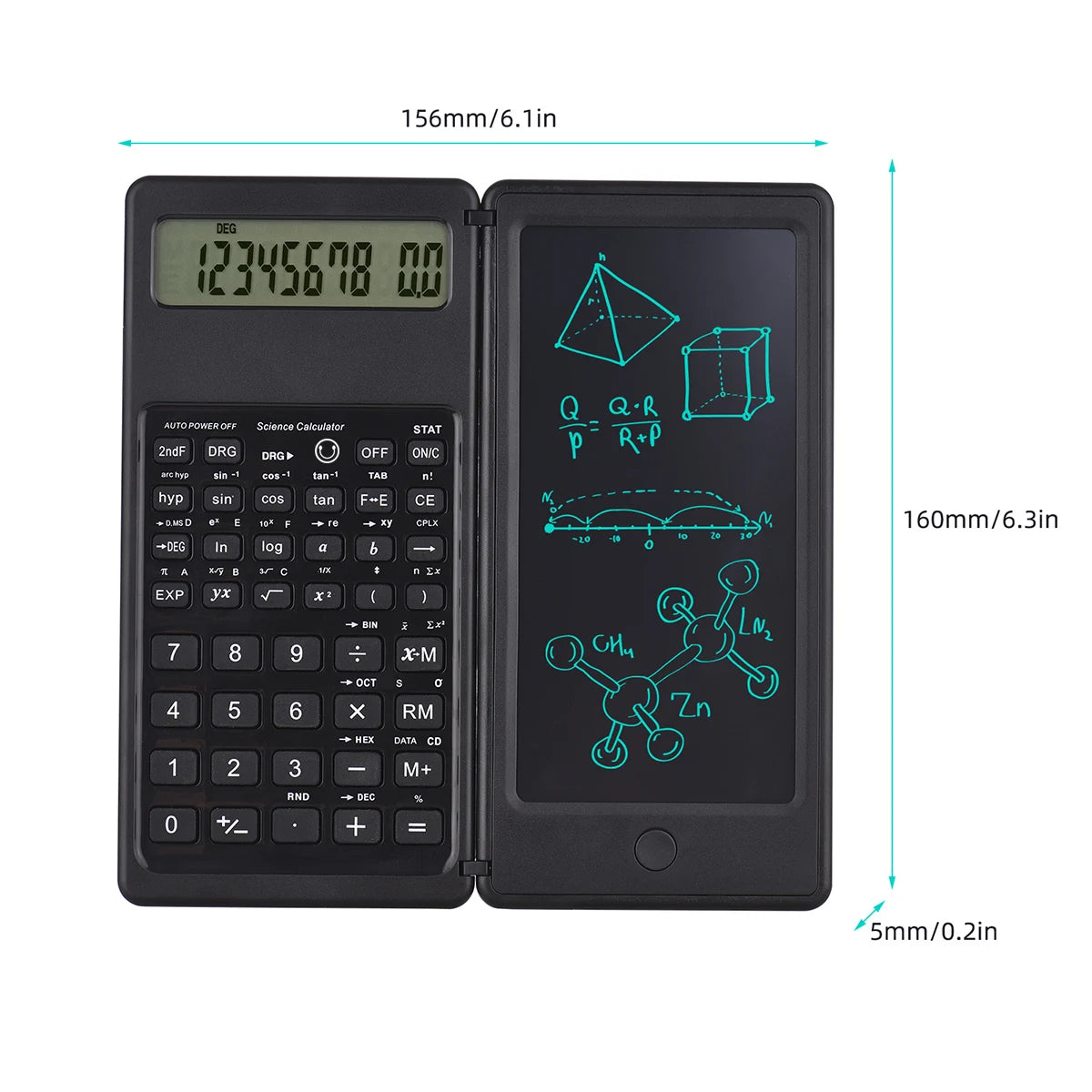 6.5" Portable LCD Writing Tablet & Scientific Calculator LCD Writing Tablet HIP