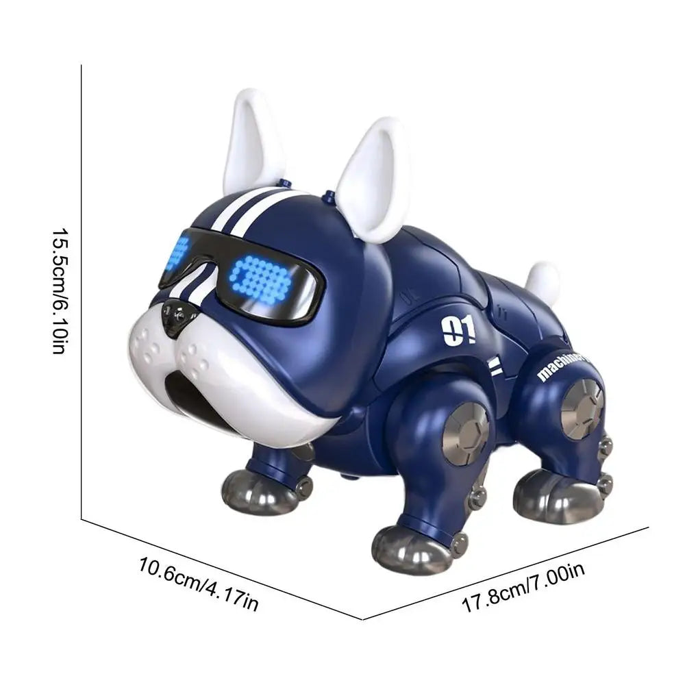 Dancing Robot Dog Toy with Lights & Music – Kids Gift Interactive Robot Toy HIP Blue