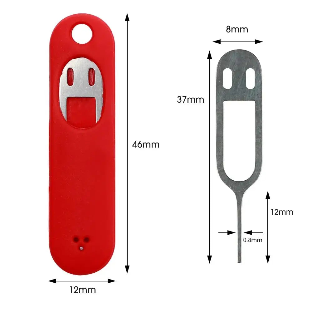 SIM Card Ejector Pin with Keychain – Universal Steel Tool SIM Ejector Tool HIP