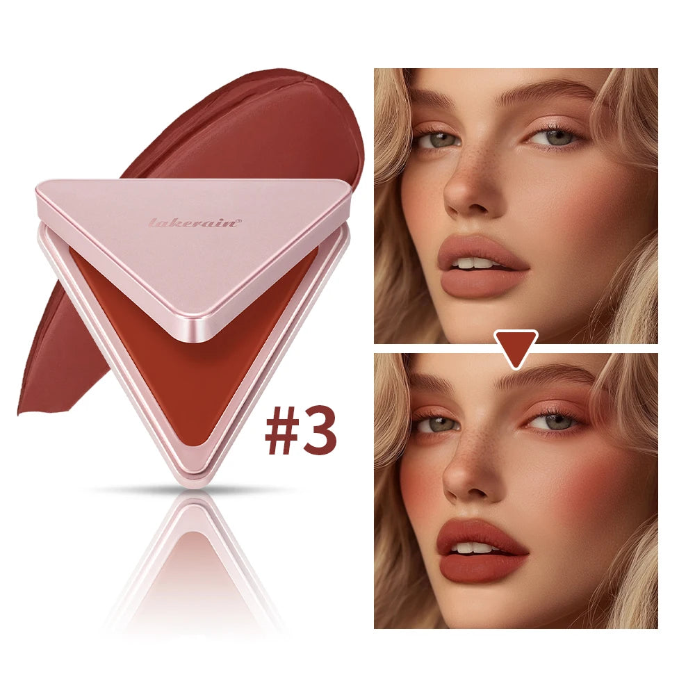 Higher Standard Satin Matte Cream Blush Long-Lasting Makeup Blush Brightening Low Saturation Shrinking and Expanding Natural HIP