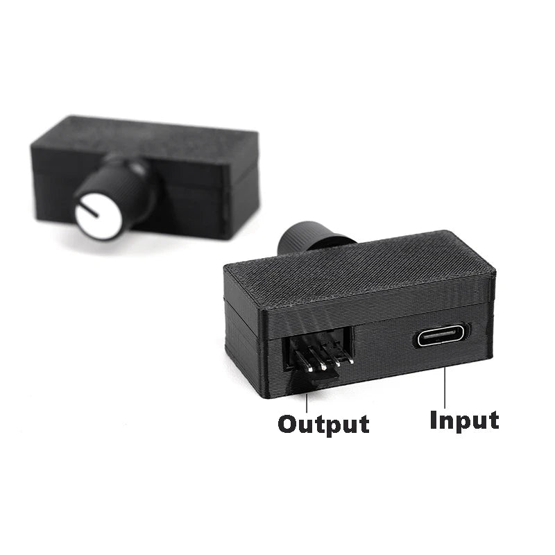 PWM 4-Pin Fan Speed Controller USB to 12V Type-C Adapter PWM Fan Controller HIP Default Title