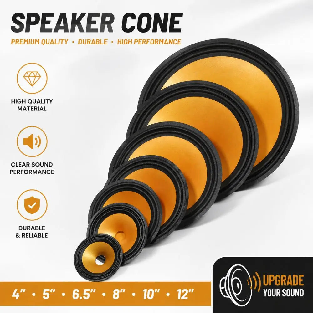 Speaker Woofer Paper Cone Cloth Edge 4–15 Inch Repair Part Speaker Repair Part HIP