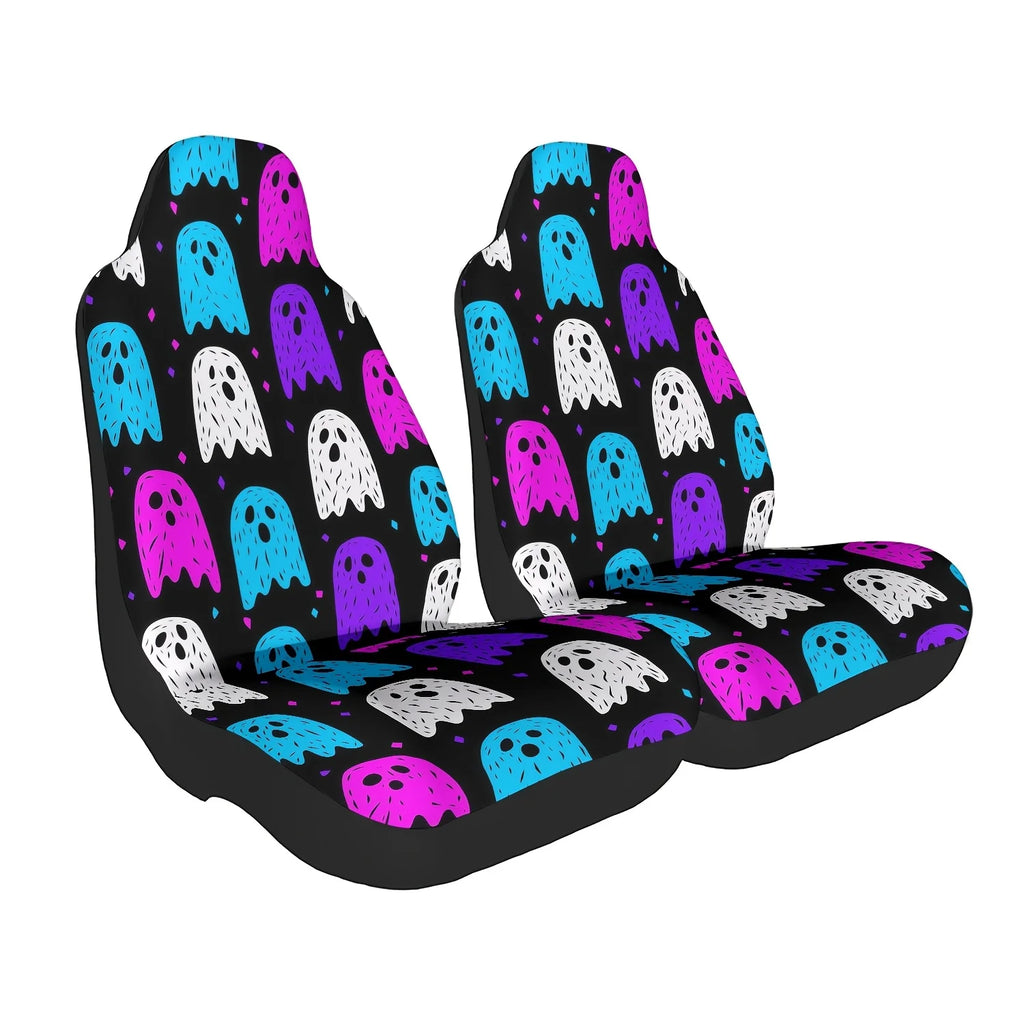 Halloween Car Seat Covers – 2-Piece Colorful Printed Set Car Seat Covers HIP