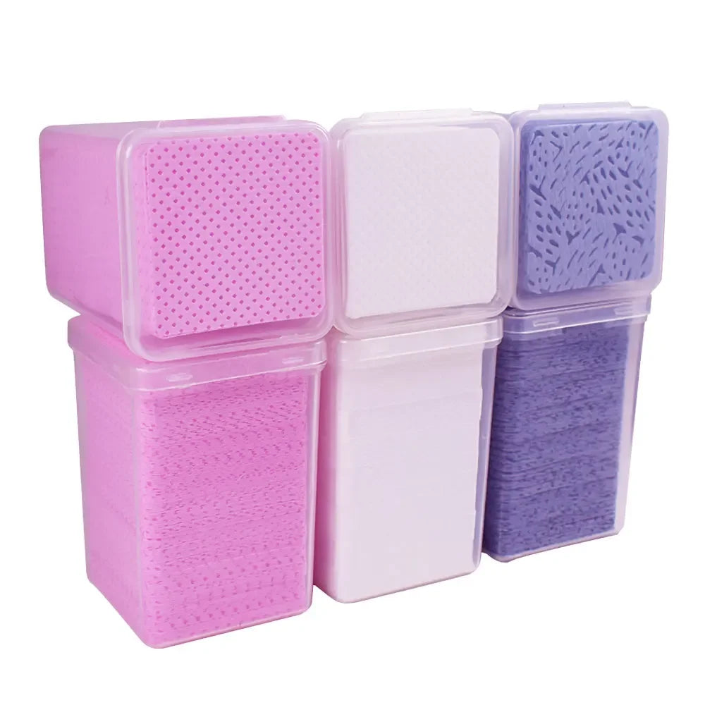 200-Pack Lint-Free Nail Wipes – Gel Polish & Glue Remover Pads Nail Cleaner Wipes HIP