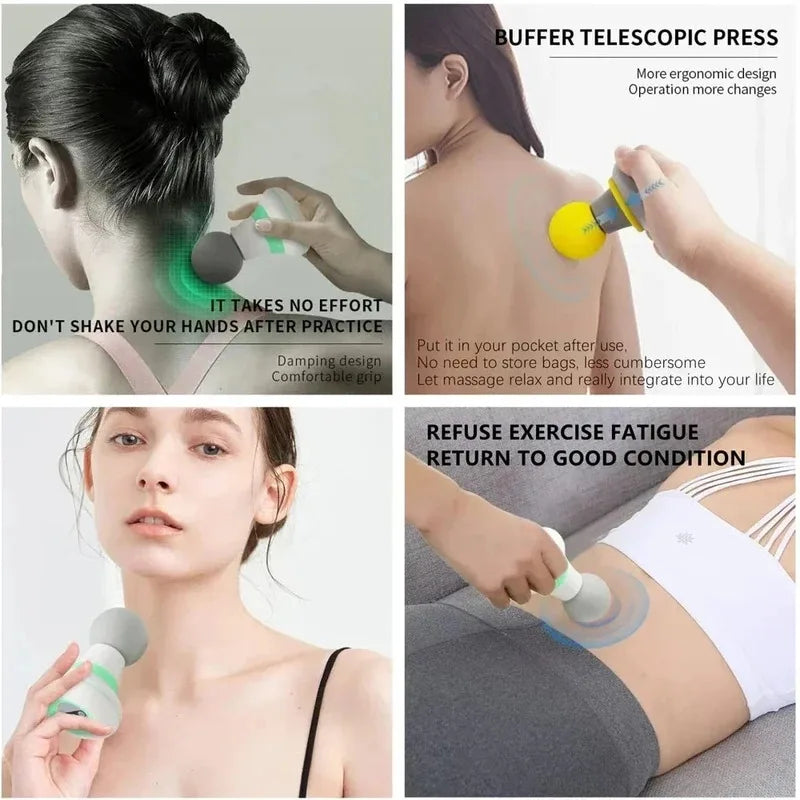 Mini Percussion Massage Gun – 6-Speed Portable Muscle Massager Percussion Massage Gun HIP