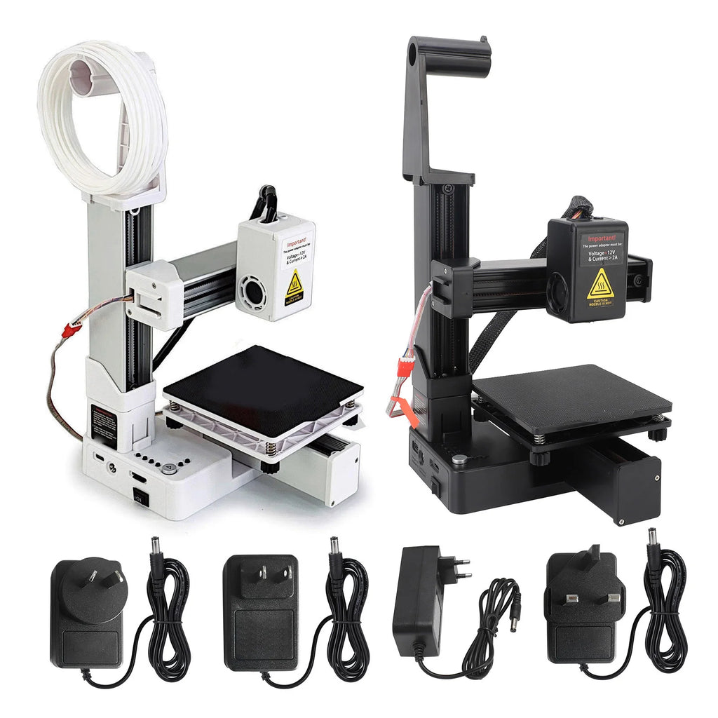 Small 3D Printer All Metal Nozzle Efficient Frequency Division Multiplexing Small 3D Printer Rapid Heating for Handcraft HIP