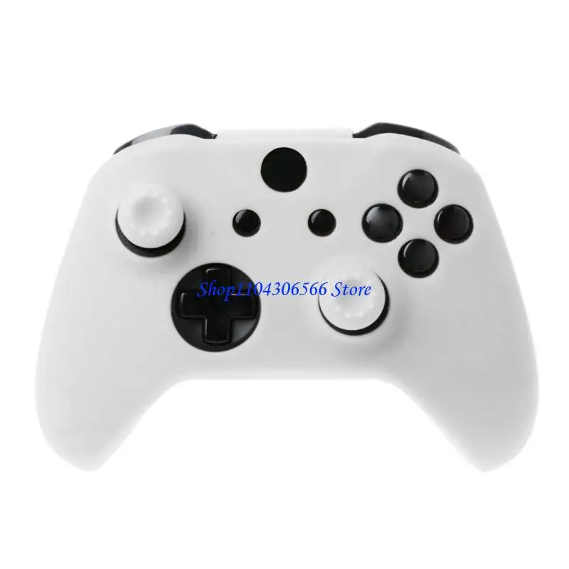 Silicone Grip Cover & Thumb Caps for Xbox One Controller Controller Grip Cover HIP White CN