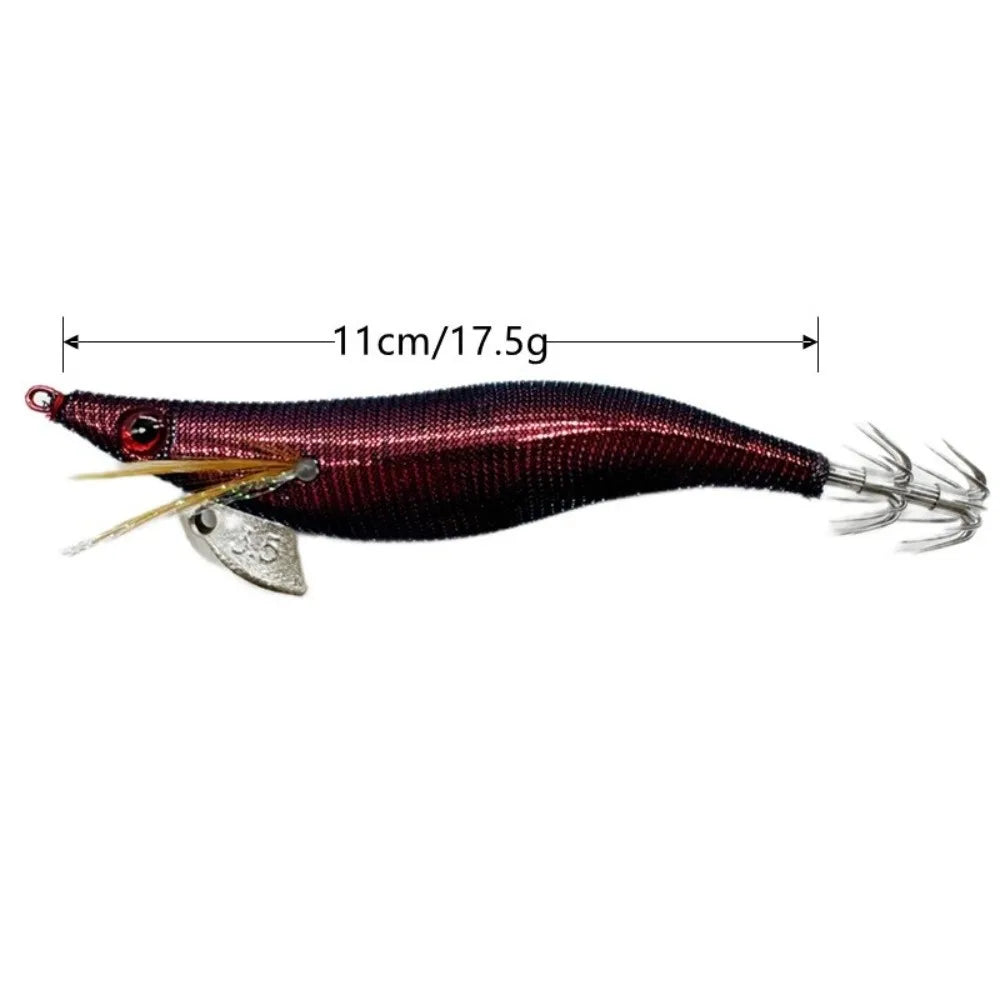 UV Glow Squid Jig Egi Lure 3.0#/3.5# Japan Style Jigging Squid Jig Lure HIP