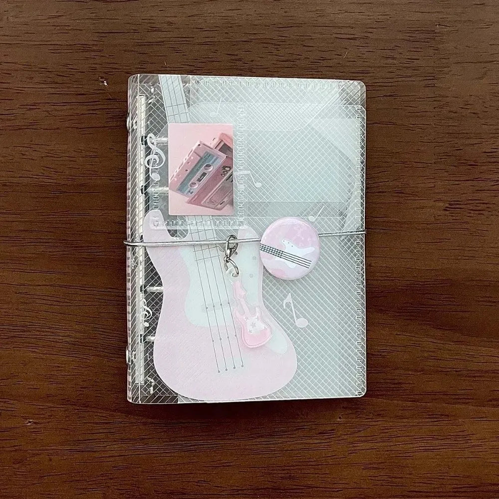 Music Theme M5 Binder Refill Pages – Transparent Card Organizer Binder Refill Pages HIP