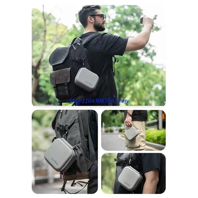 Waterproof Shockproof Action Camera Case with Carabiner Camera Carrying Case HIP