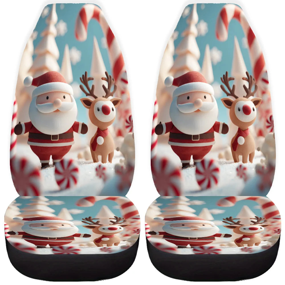 Christmas Car Seat Covers – Santa & Reindeer, Universal Fit Car Seat Covers HIP 1