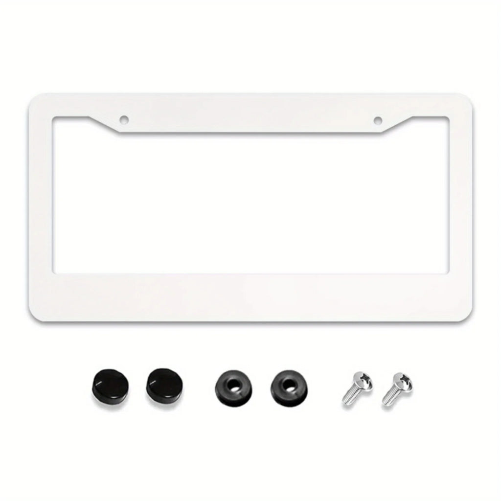 Shark Teeth License Plate Frame – Rust-Proof Metal Car Frame License Plate Frame HIP