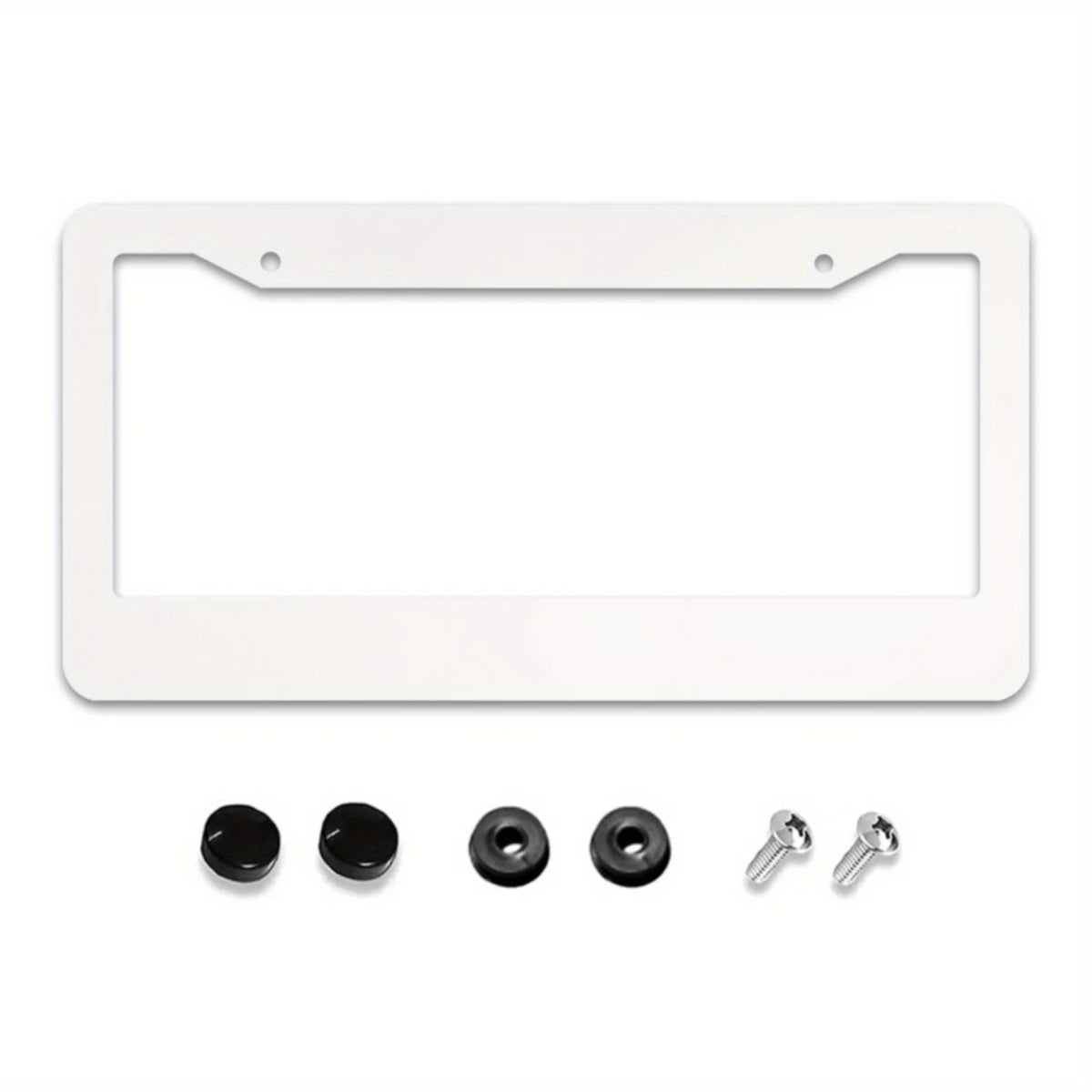 Shark Teeth License Plate Frame – Rust-Proof Metal Car Frame License Plate Frame HIP